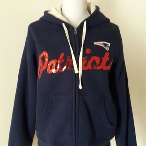 Patriots full zip sweatshirt/jacket